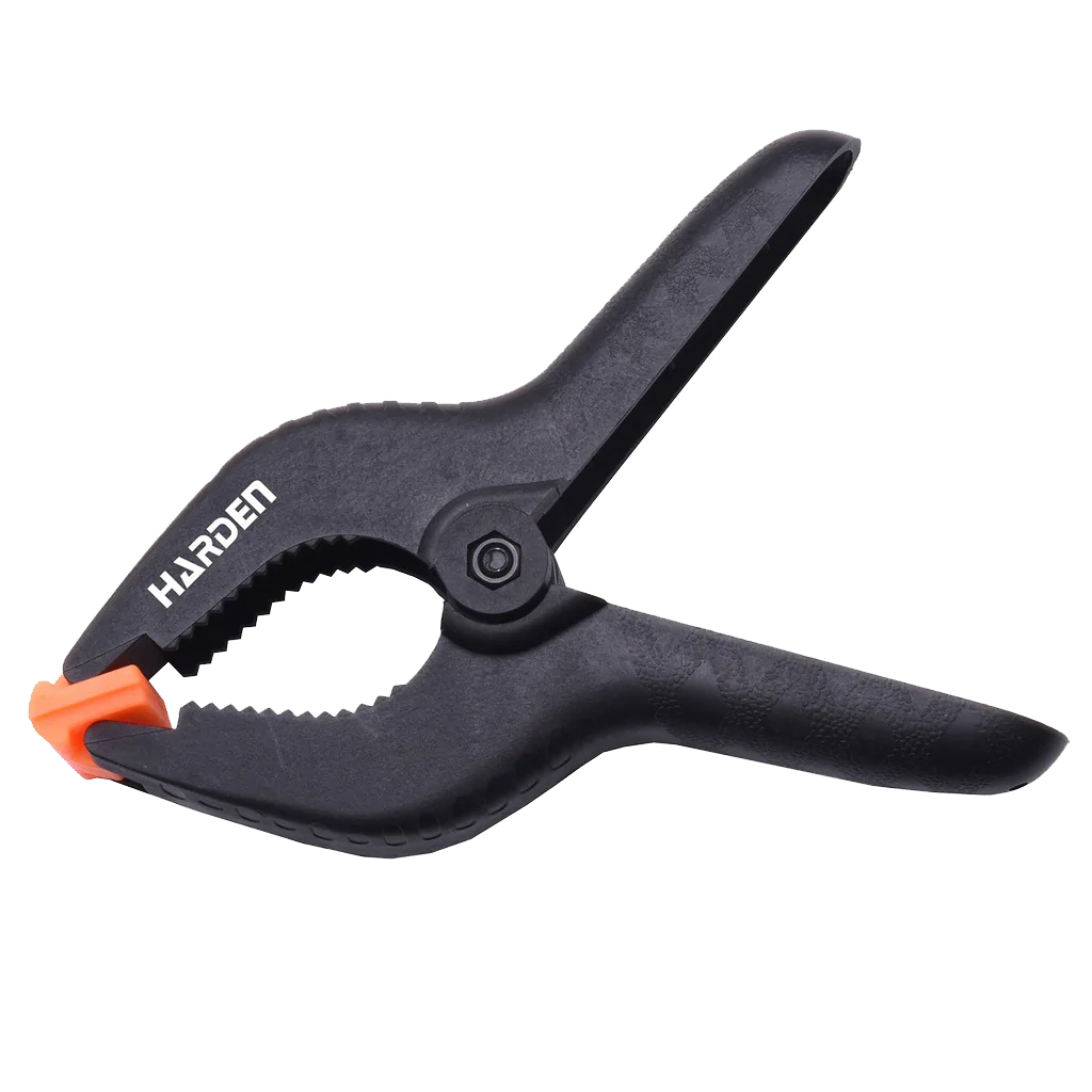 Spring Clamp 6 Pcs Set Nylon-Fiberglass Body Adjustable Clamp Jaws & Non-Slip Handle