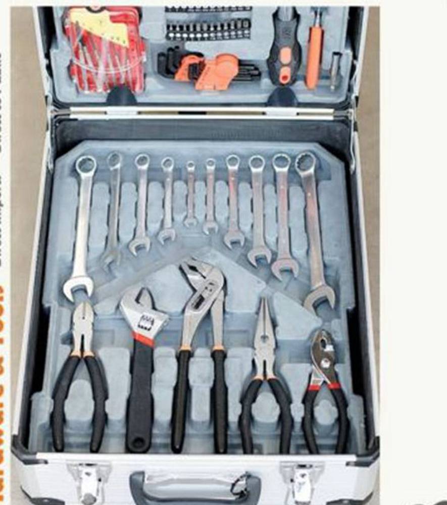 182pc Professional Mechanic Tool Kit Set Electrician Tools Screwdriver Pliers
