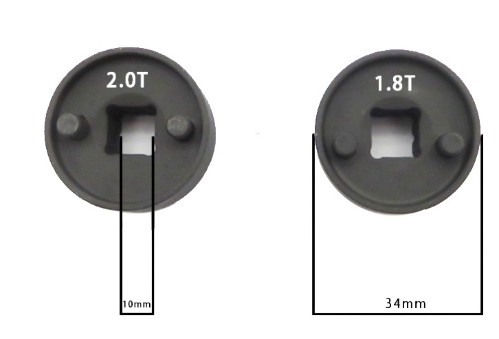 3/8" Dr. Spool Valve Cam Adjustment Timing Tool for Audi VW VAG 1.8 2.0 EA888