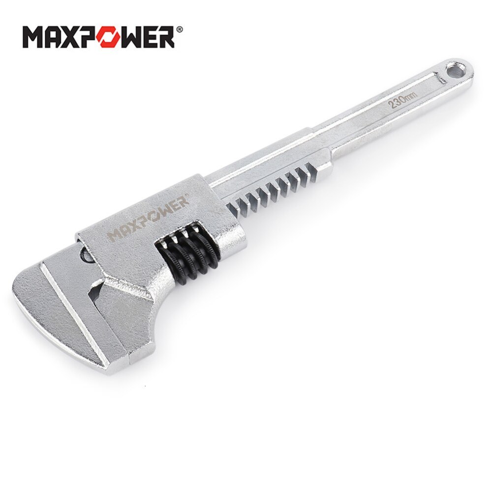 Adjustable Auto Motor Wrench Monkey Pipe Shifter 11"/15" 78/82mm Open Jaw