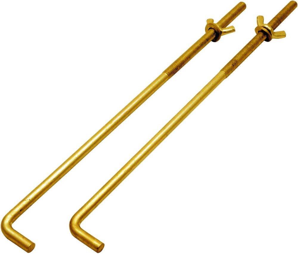 2pc-pack Battery J Style Hold Down Bolts Hook Rod Clamp: Length Option: 200mm/260mm/310mm