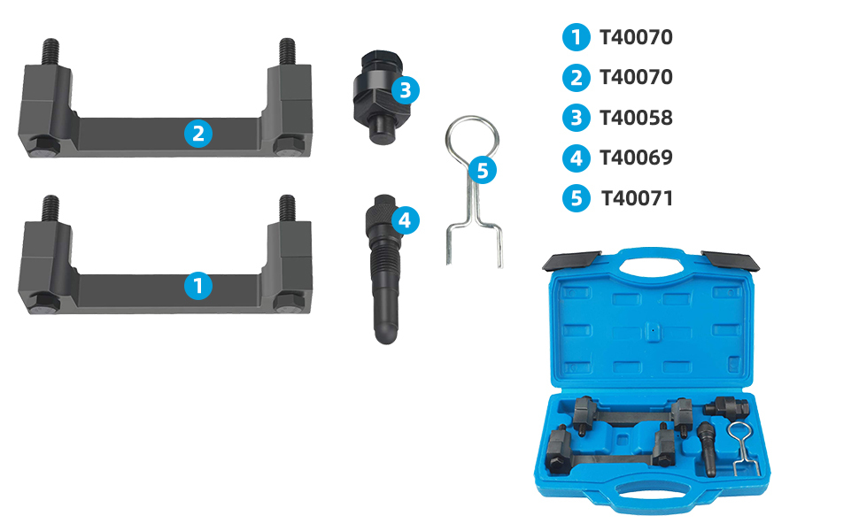 Engine Timing Tools Camshaft Locking Tools for AUDI VAG 2.4 & 3.2 FSI V6 V8 V10 Engine