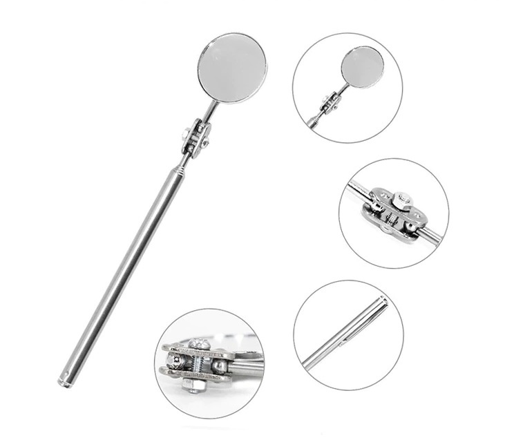 30mm Dia Inspection Mirror 18.5-60cm Telescope for Narrow Confined Area