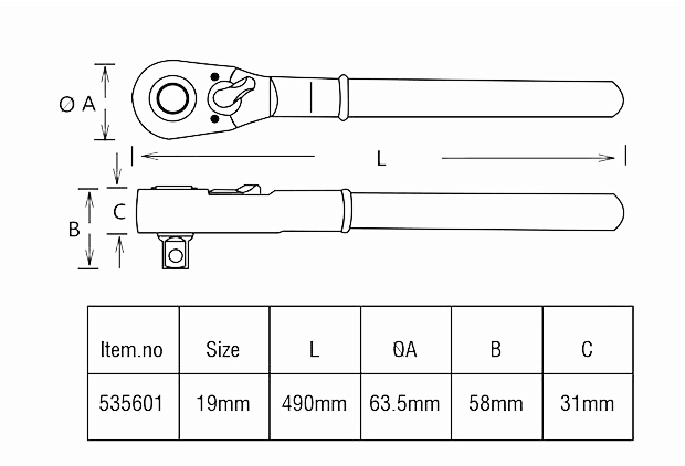 Harden 510827 27pc 3/4" Dr. 12PT Double Hex 19-60mm Socket Set