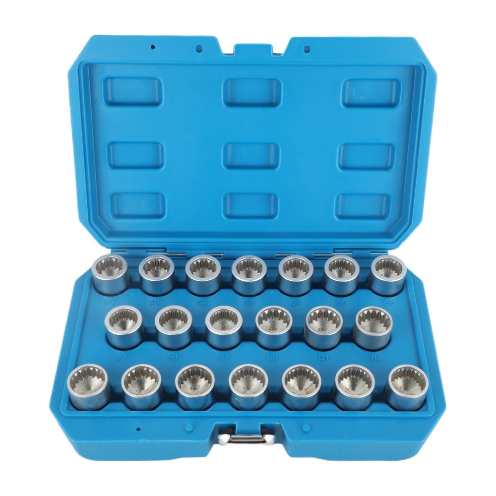 ABC 50-69 20pc Special Locking Wheel Nut Key Spline Socket Set for VW Audi Porsche Seat