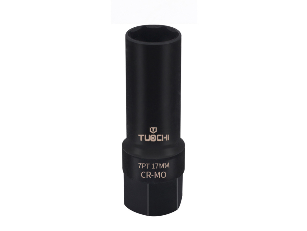 1/2" dr. Cr-Mo 70mmL 7PT 17mm Anti-theft Wheel Nut Socket