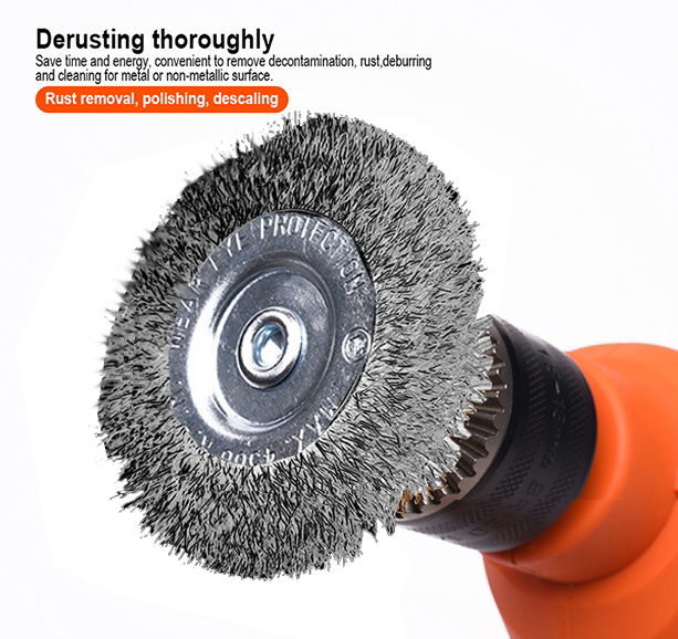 5pc Wire Brush Scraper Set 6.35mm Shank