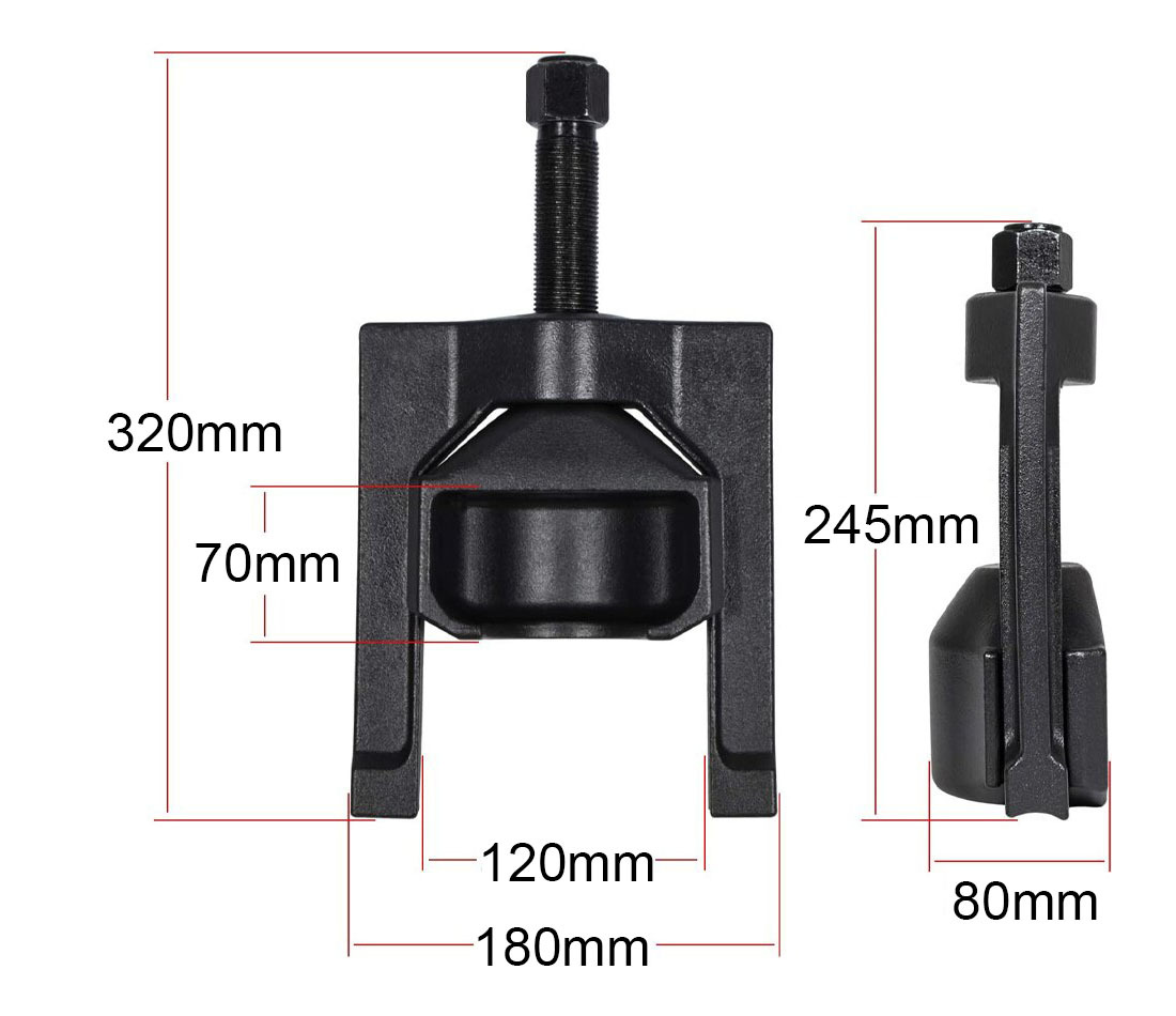 Heavy Duty Universal Joint Puller Remove U Joint with Bearing Cups 1.5″ to 2.2″ O.D. Spicer Meritor Rockwell