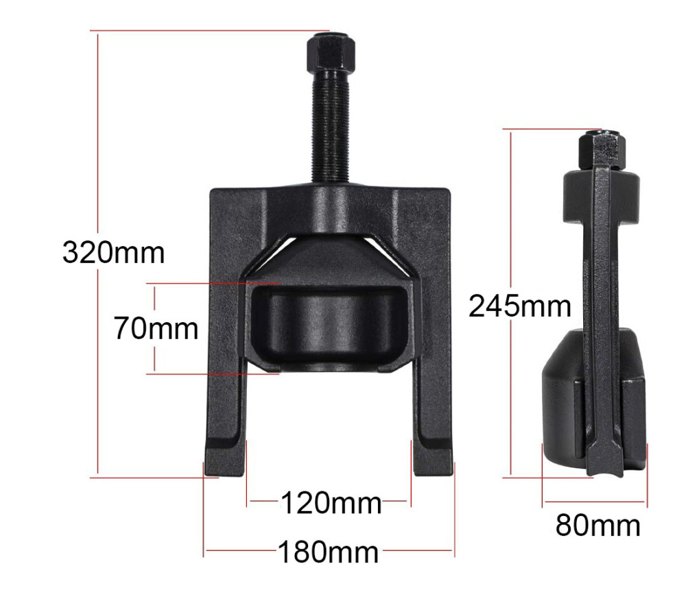 Heavy Duty Universal Joint Puller Remove U Joint with Bearing Cups 1.5″ to 2.2″ O.D. Spicer Meritor Rockwell
