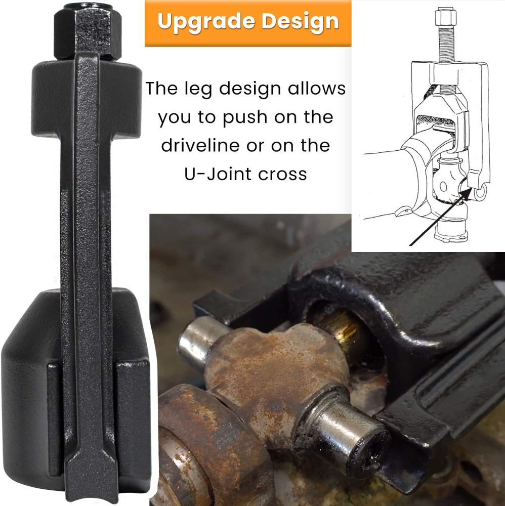 Heavy Duty Universal Joint Puller Remove U Joint with Bearing Cups 1.5″ to 2.2″ O.D. Spicer Meritor Rockwell