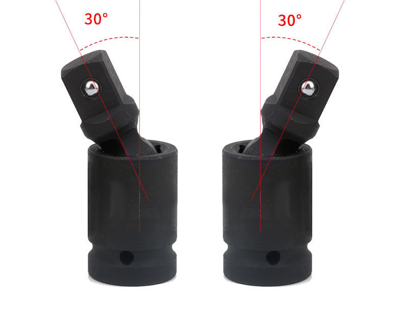 Cr-Mo Ball Type Universal Joint Impact Socket Adapter 360º Degree Swivel