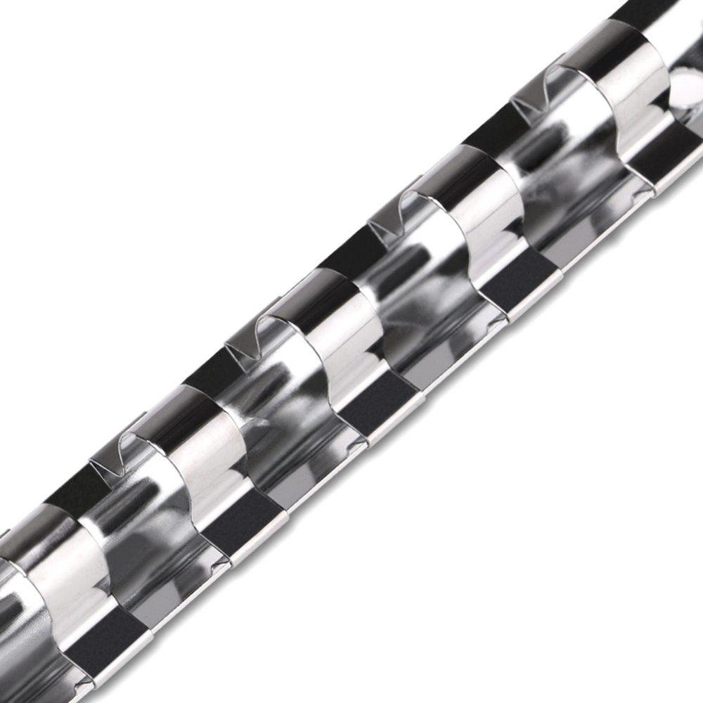 80pc Stainless Steel Socket Holder Storage Rails with Tray: 20x1/4" Dr.+30x3/8"Dr.+30x1/2"Dr.