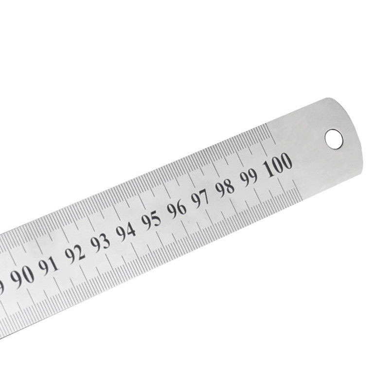 Stainless Steel Double Sided Metric Ruler 0.6M/1M