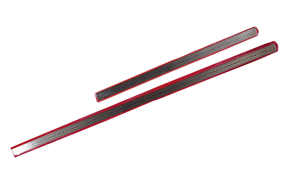 Stainless Steel Double Sided Metric Ruler 0.6M/1M