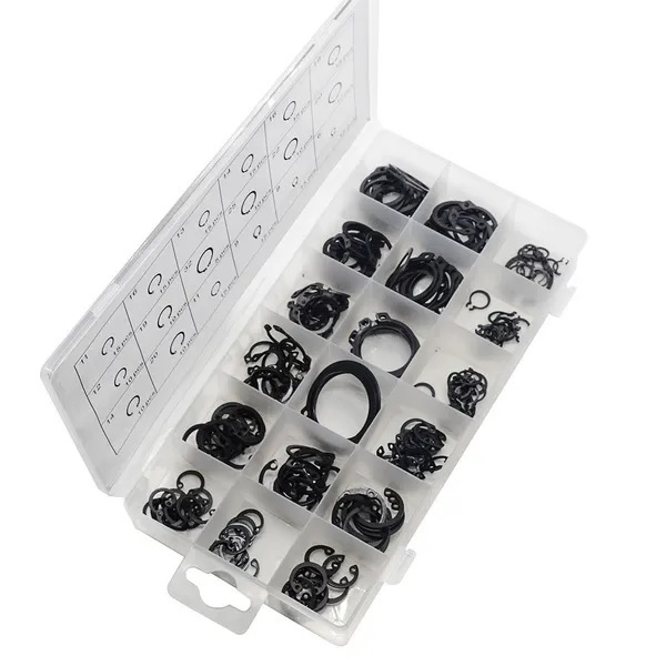 225pc External Internal Snap Circlip Retaining Ring Stop Assortment