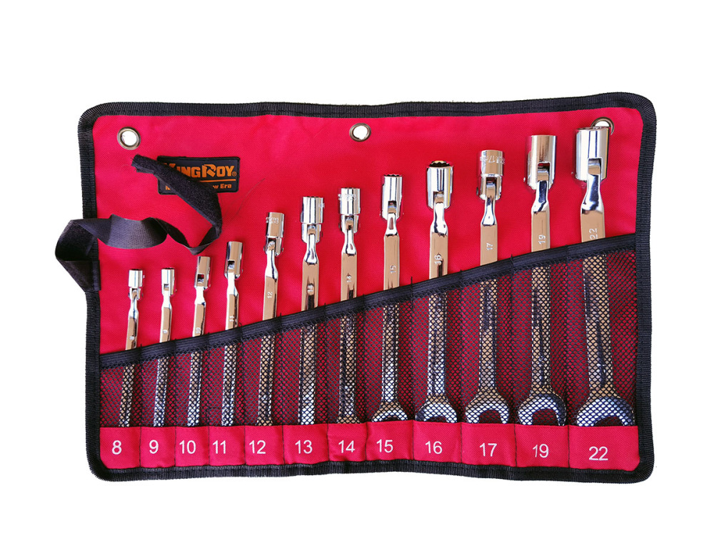 Hinged Swivel Flex-Head Socket Saltus Wrench Open End Scaffolder Spanner 8-22mm