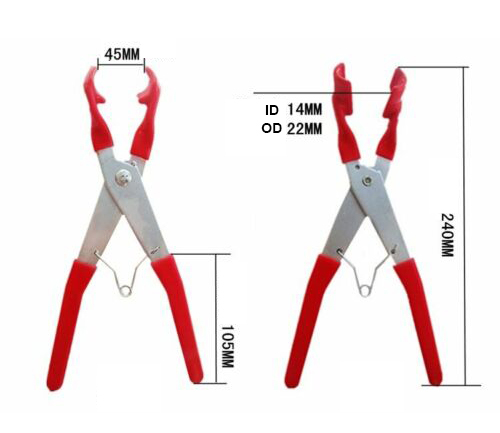 240mm Spark Plug Terminal Cable Boot Remove Pliers with Offset Jaws for Hard-to-Reach Area