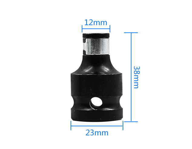 1/2" Dr. to 1/4" Hex Quick Release Converter Adapter for Impact Wrench Screwdriver Bit