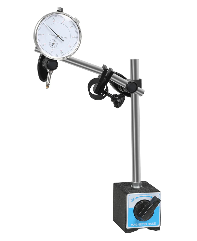 0-10mm Dial Indicator Gauge With Magnetic Base & 22pc Indicator Point