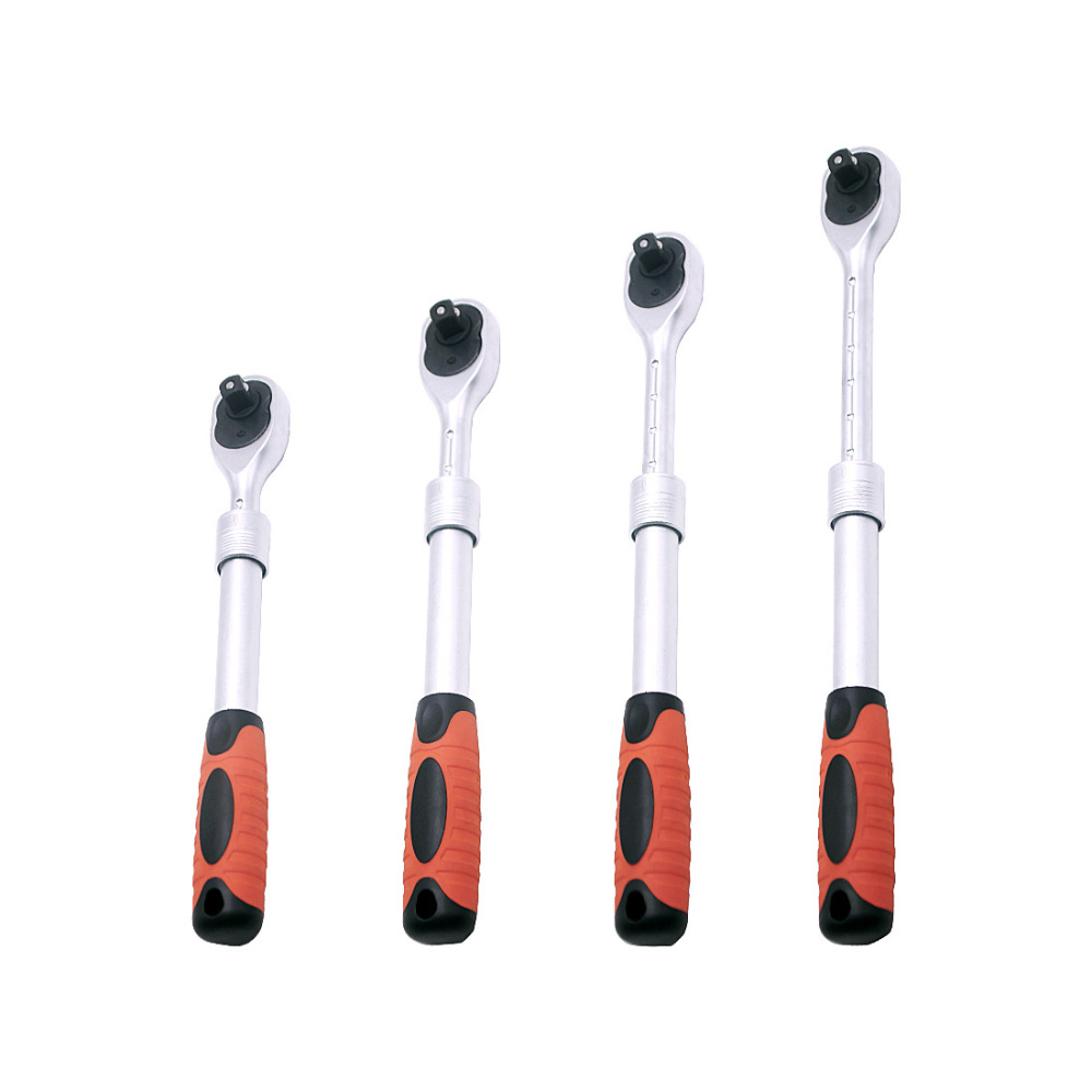 1/2" Dr. Extendable 330-460mm Long Telescopic 72 Teeth Ratchet Socket Drive Handle