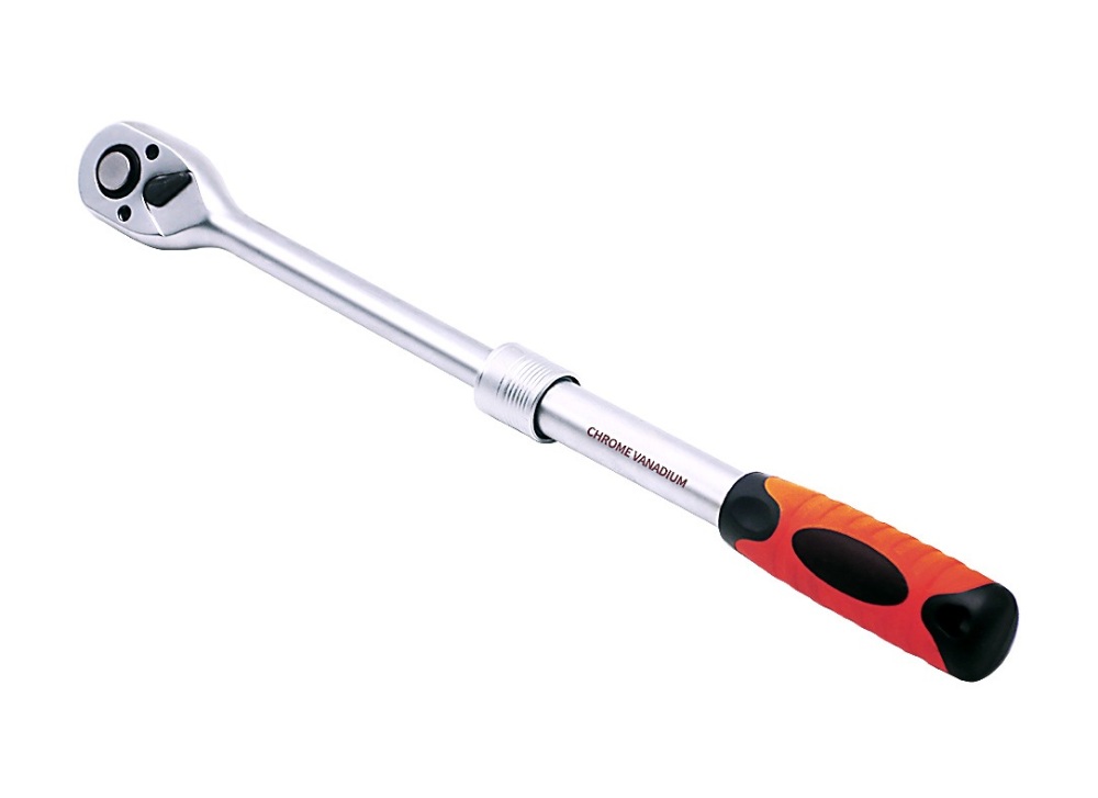 1/2" Dr. Extendable 330-460mm Long Telescopic 72 Teeth Ratchet Socket Drive Handle