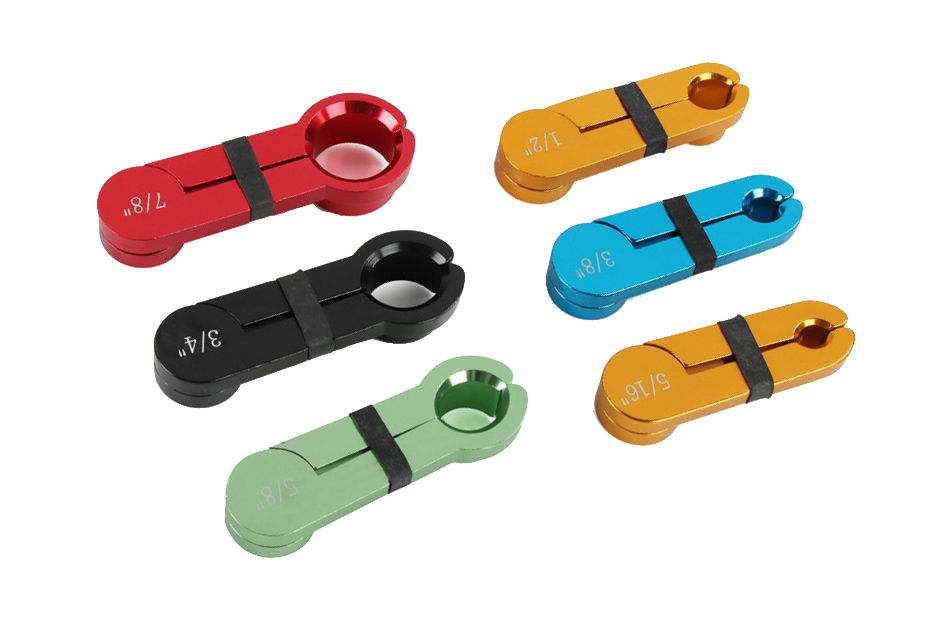6pc Aluminium AC Transmission Con Fuel Cooler Line Quick Disconnect Tool Air Conditioning