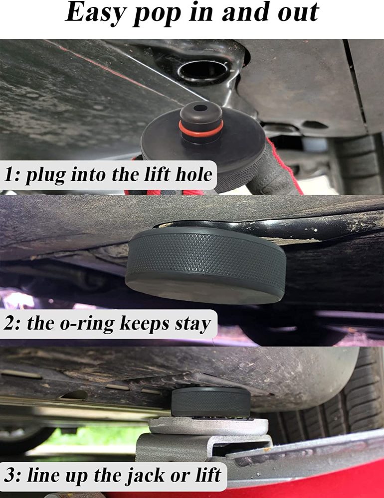 4pc Tesla Model Y Model 3 Jack Pad Floor Jack Pad Adapter Puck Jack Lift Pad