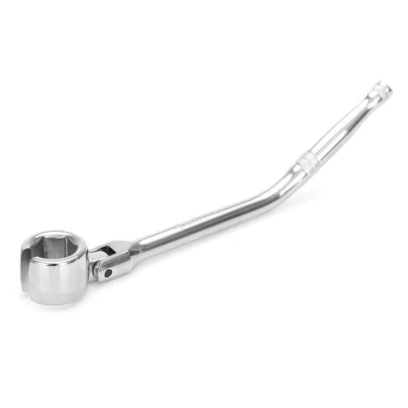 22mm Injector / Oxygen Sensor Wrench Bent HDL 6 Slot Head