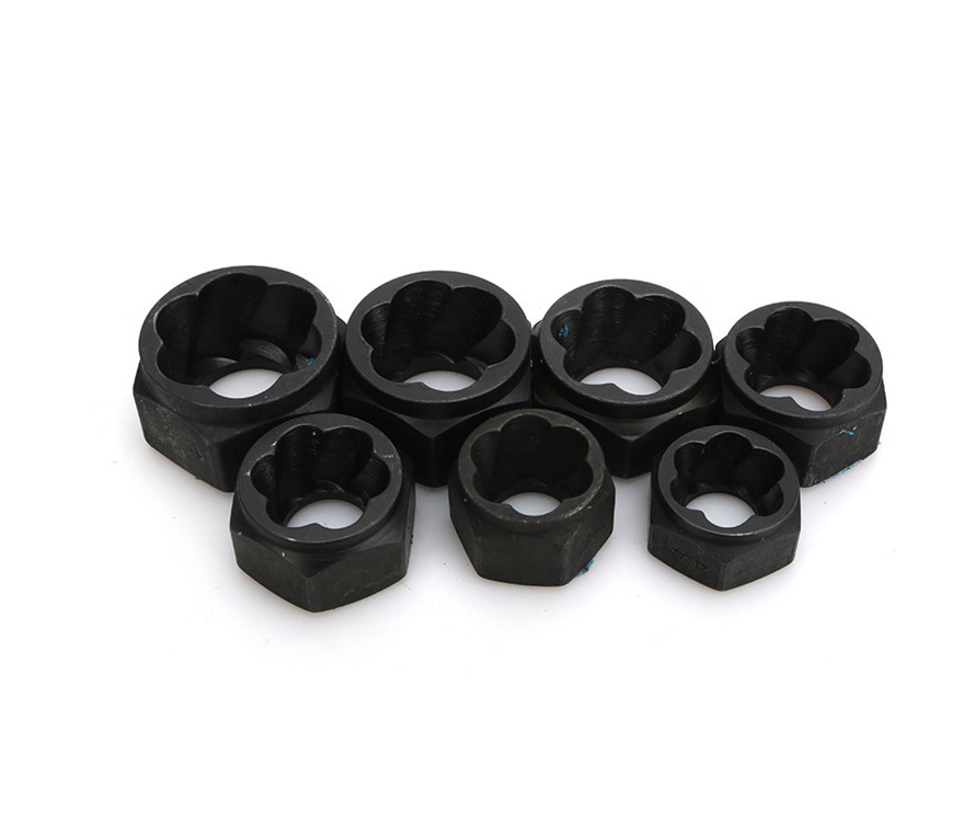 10Pc 3/8" Drive Low Profile Socket 9-19mm Damaged Nut Stud Extractor Bolt Remover Locking