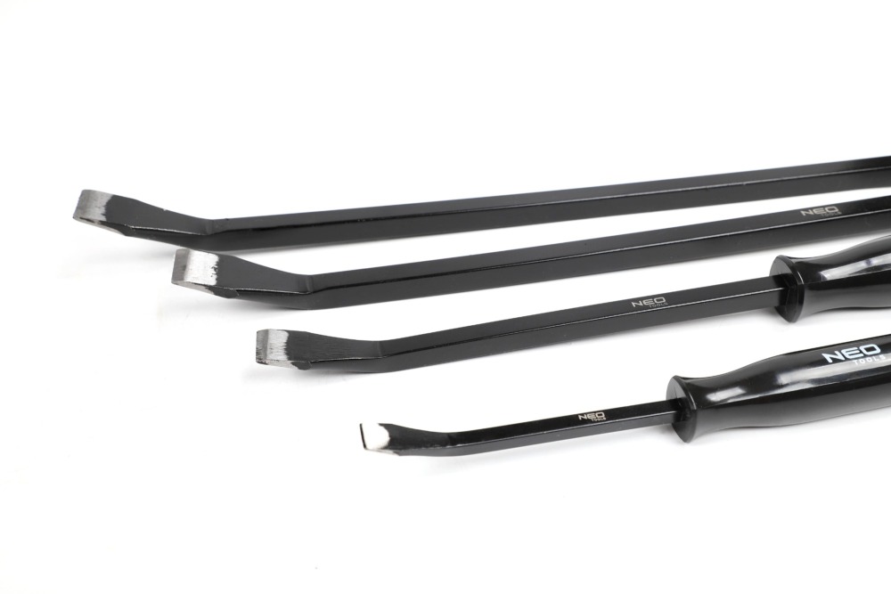 NEO Pry Bar Angled Heel Crowbar Prybar: 8",12",18",24"