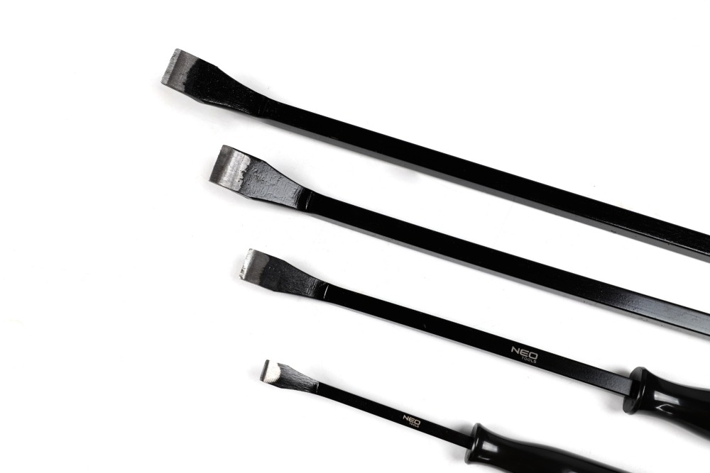 NEO Pry Bar Angled Heel Crowbar Prybar: 8",12",18",24"