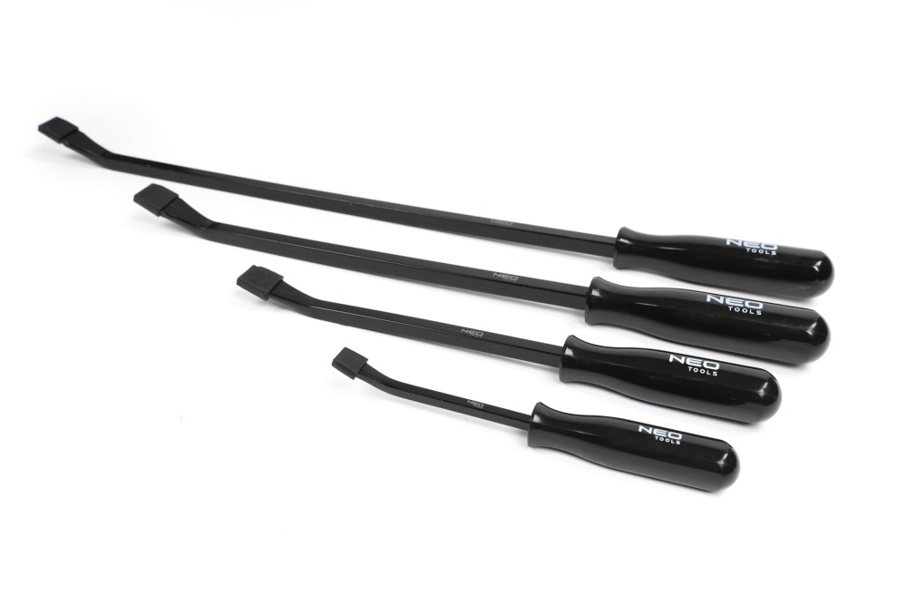 NEO Pry Bar Angled Heel Crowbar Prybar: 8",12",18",24"