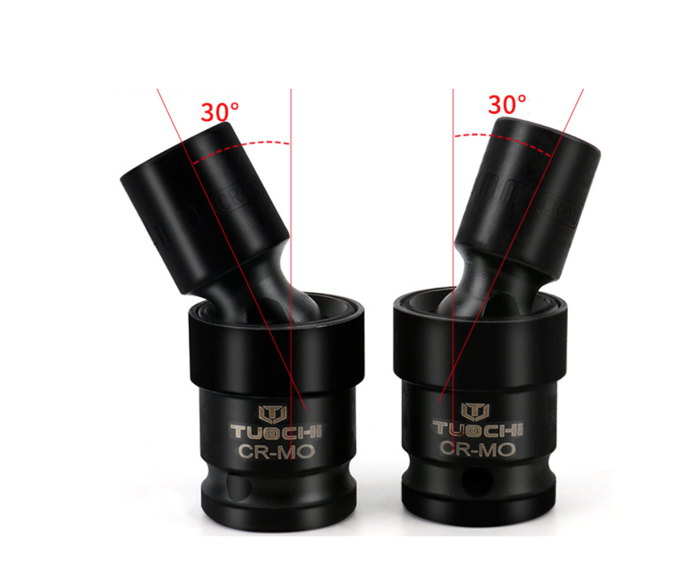 1/2" Dr. 6pt Flex Swivel Universal Joint Impact Socket 13mm