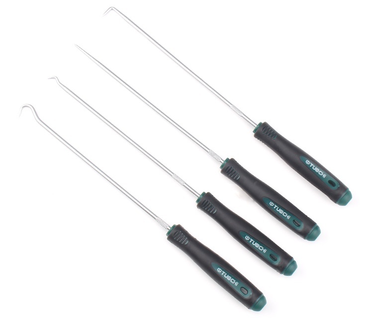4pc Hook & Pick Set Scribe Seal Puller O Ring Remover