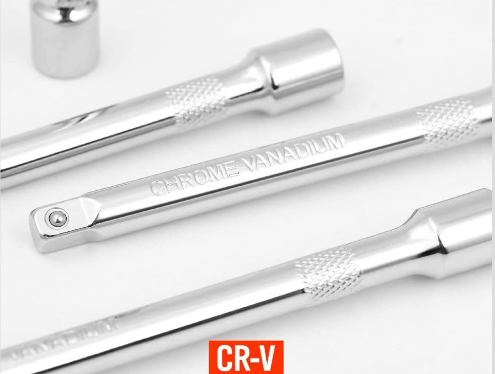 3/8" Dr. Cr-V Socket Extension Bar 3"/6"/10"
