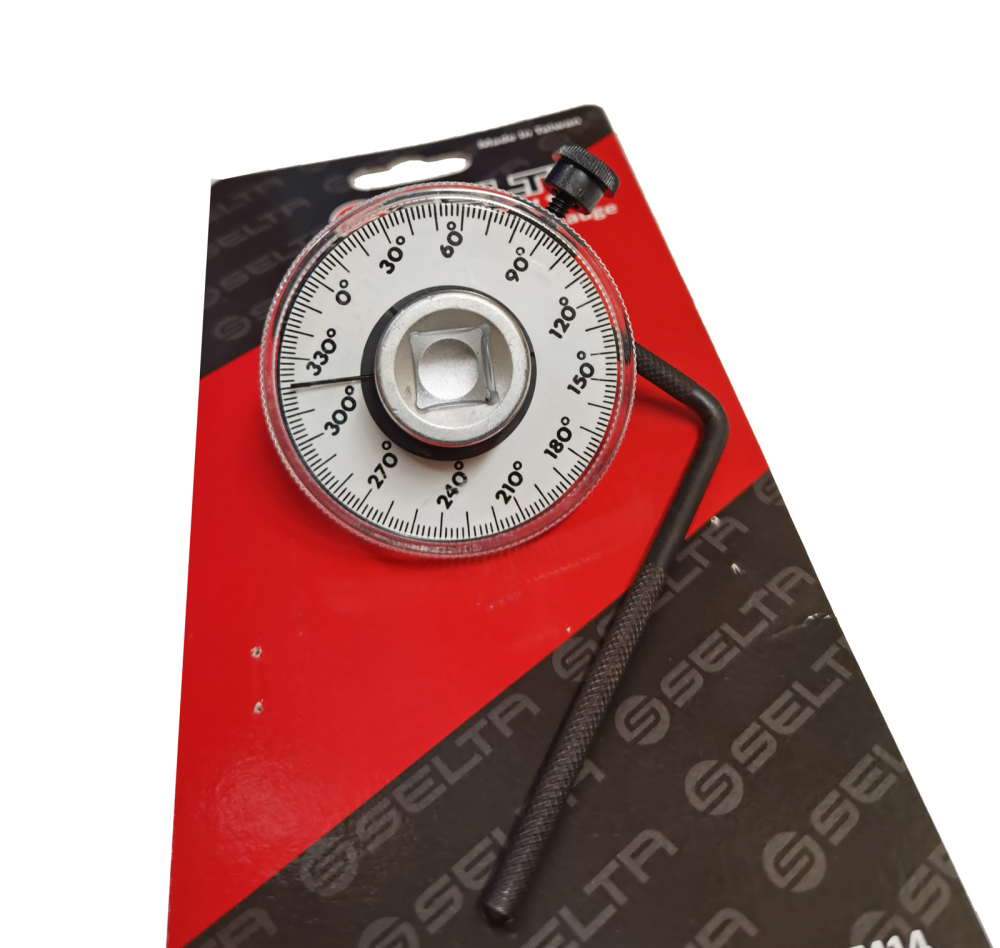 Selta Taiwan 360° Angle Angular Torque Gauge Adj. Scale f Torque to Yield Bolt