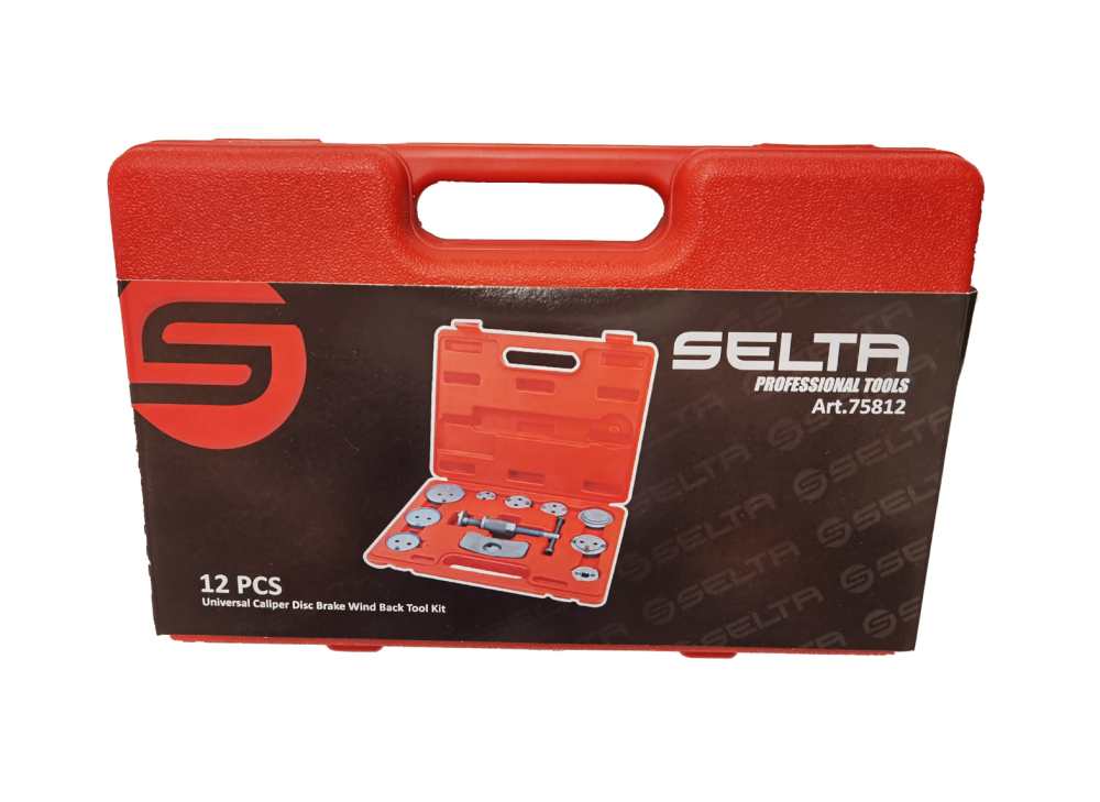Selta Taiwan 12pc Brake Piston Wind Back Caliper Rewind Tool Kit