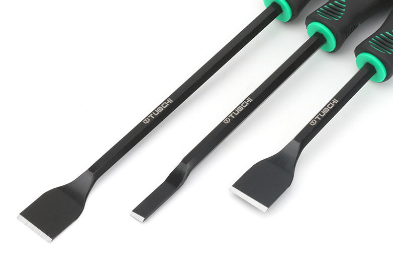 3pc Flat Scraper Auto Motorcycle Gasket Paint Grease Carbon Clean Remover Tool