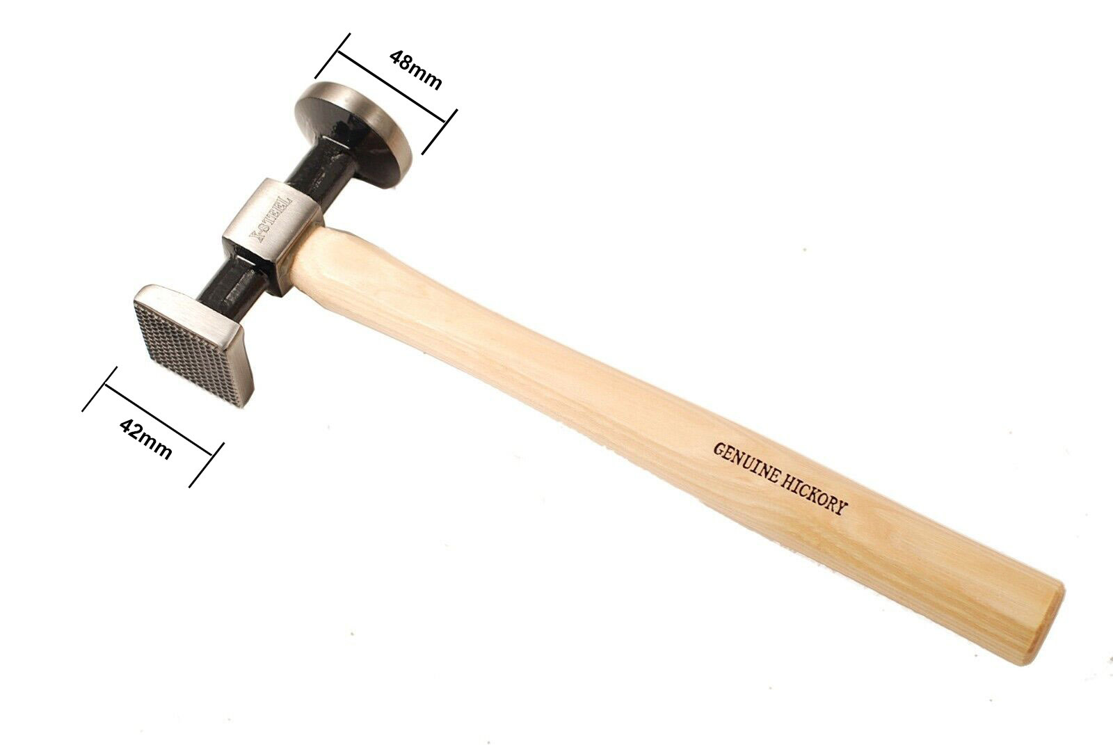 Car Panel Beating Hammer: Straight Pein Pick/Cross Chisel/Shrinking Hickory Handle