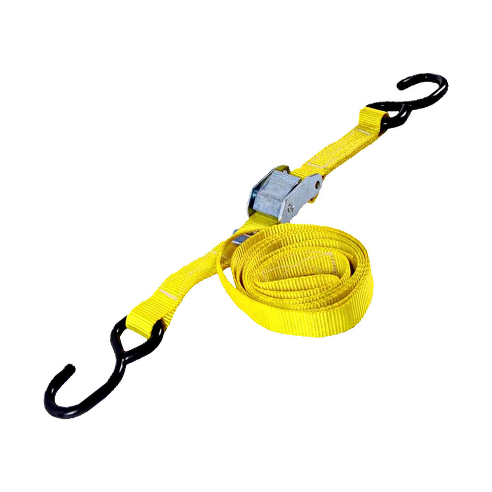 2pc-pack 5m Cam Buckle Cargo Load & Pipe Rack Strap Tie Down 1"x5mx250kg Lashing