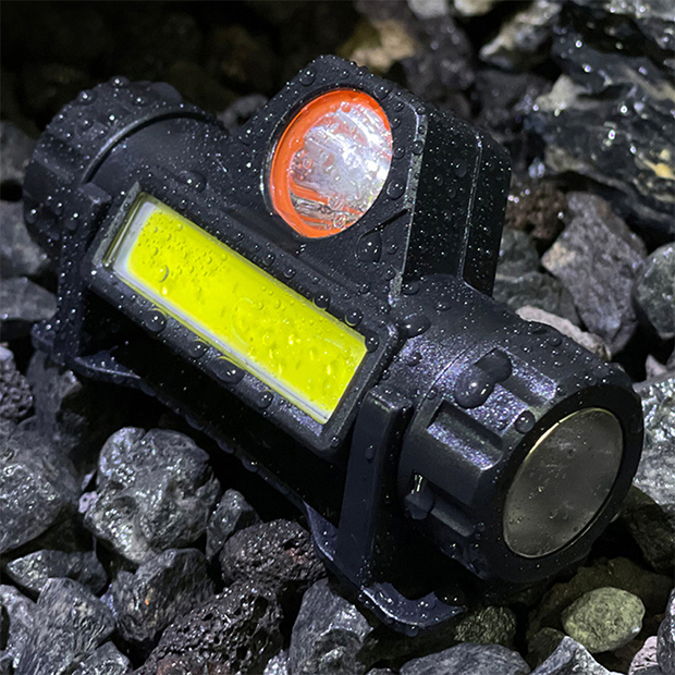 1200mAh Li-ion LED Rechargeable Headlamp Head Light Flashlight Adjustable Headband