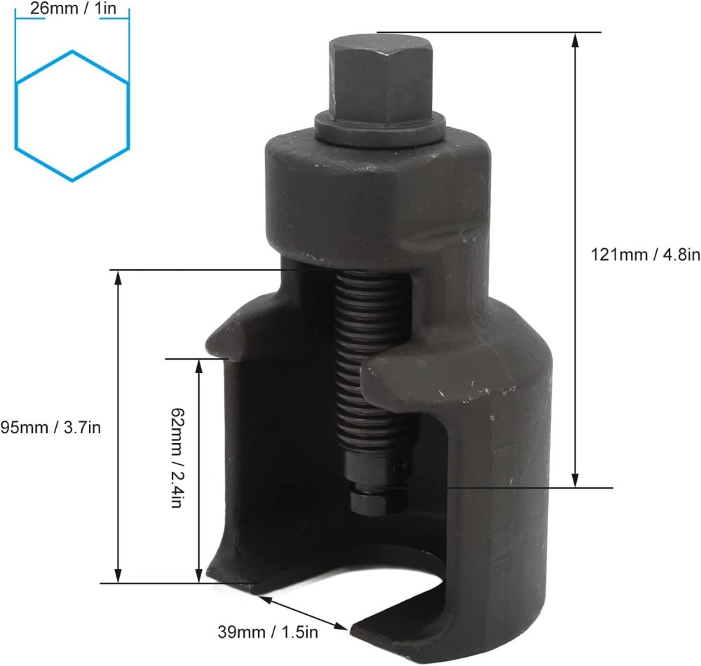 Heavy-duty Truck Ball Joint Remover 39mm Cap. Extractor Separator Puller