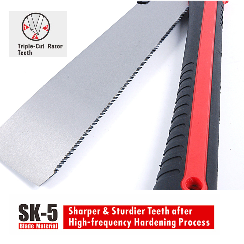 Carpenter Floding Pull Saw Extra SK5 Interchangeable Blade Wood Composite Garden