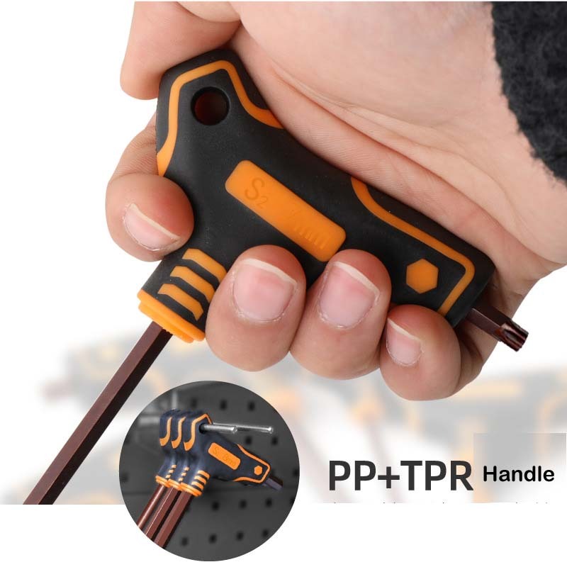 S2 Steel Extra Long T Handle Torx Key Torque Star Wrench Tamperproof Individual