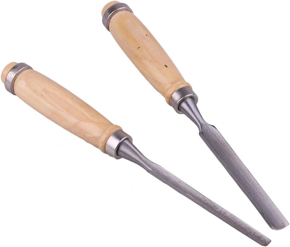 4pc Carving Firmer Gouge Semicircle Wood Chisel Set DIY Woodworking Carpentry Tools