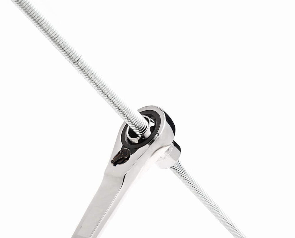 6pt Female Pass-Through Reverse Ratchet Wrench f Bolt & Go Pass-Thru Socket