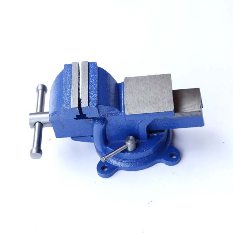 Industrial Heavy Duty Bench Vice Screw Clamp 6"/8" Jaw 360° Swivel Base Dual Lock