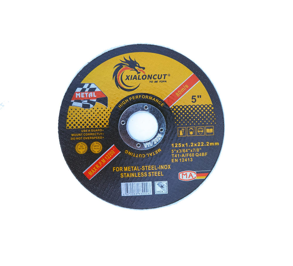 Industry 125x1.2x22.23mm Ultra Slim Stainless Steel INOX Metal Cutting Disc Wheel