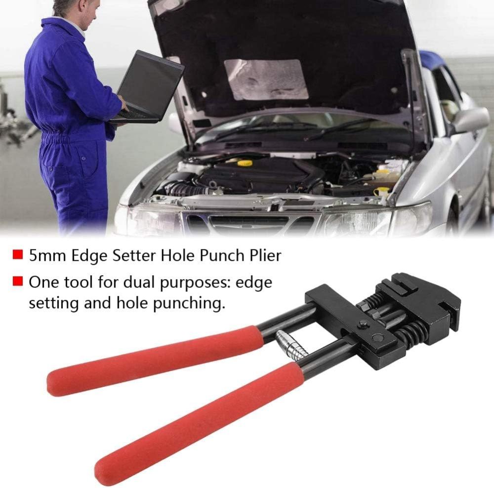Panel Flanging Metal Sheet Crimping Tool Hole Punch & Edge Setting Pliers
