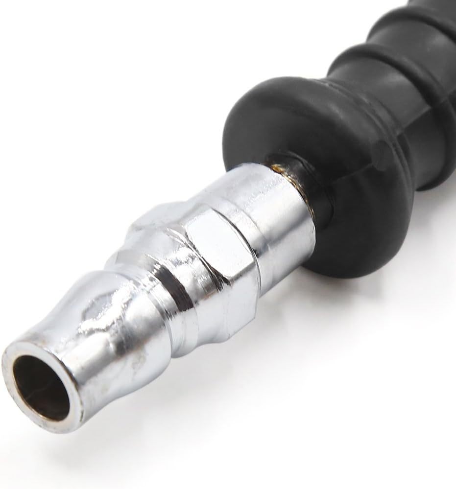 11" Double Head Valve Auto Car Tire Tyre Air Chuck Inflator Hose
